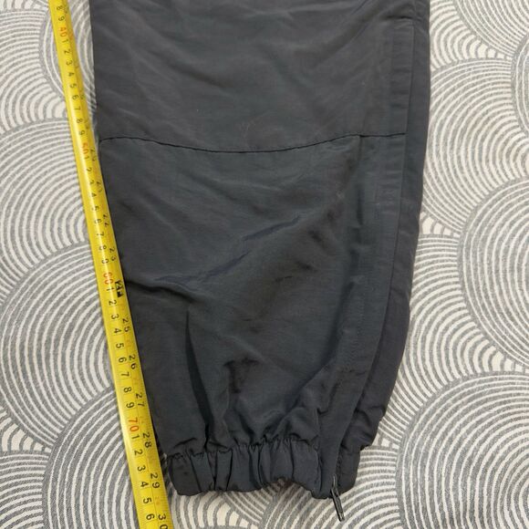 American Apparel Inc Lined Utility Pants Zippers 4 Ply Nylon Black Men L EUC - Picture 9 of 12